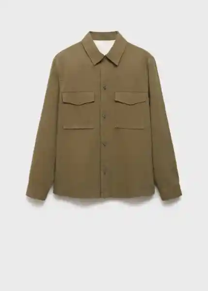 Chaqueta Alicudi Khaki Talla S Hombre Mango
