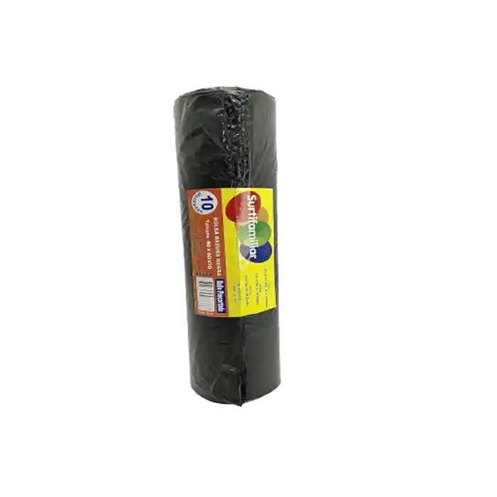 Surtifamiliar Bolsa Para Basura 45x60 Negra