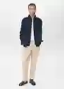 Pantalón Allen Crudo Talla 44 Hombre Mango