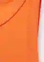 Top Bonico Naranja Pastel Talla S Mujer Mango