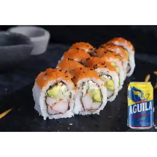 Combo California Roll + Aguila Orig Lta 330ml