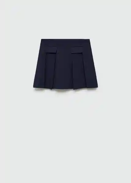 Falda Camille Navy Talla 06 Niñas Mango