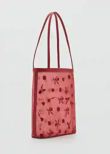 Bolso P Navarro Rojo Talla 99 Mujer Mango