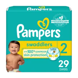 Pampers Pañales Desechables Infantiles Swaddlers