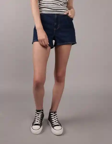 Short Mujer Azul Talla: 0 8258852 American Eagle