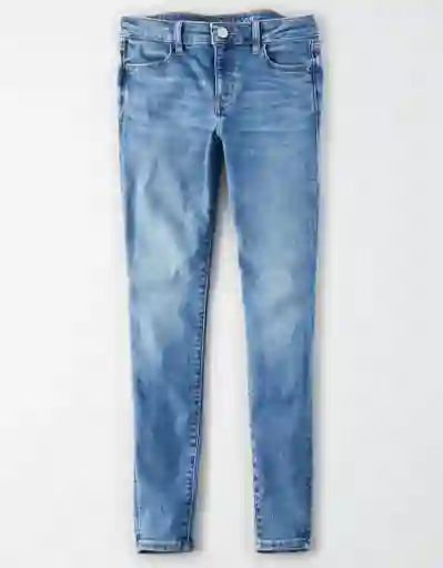 American Eagle Jegging Next Level Azul Brillante Talla 6 Long