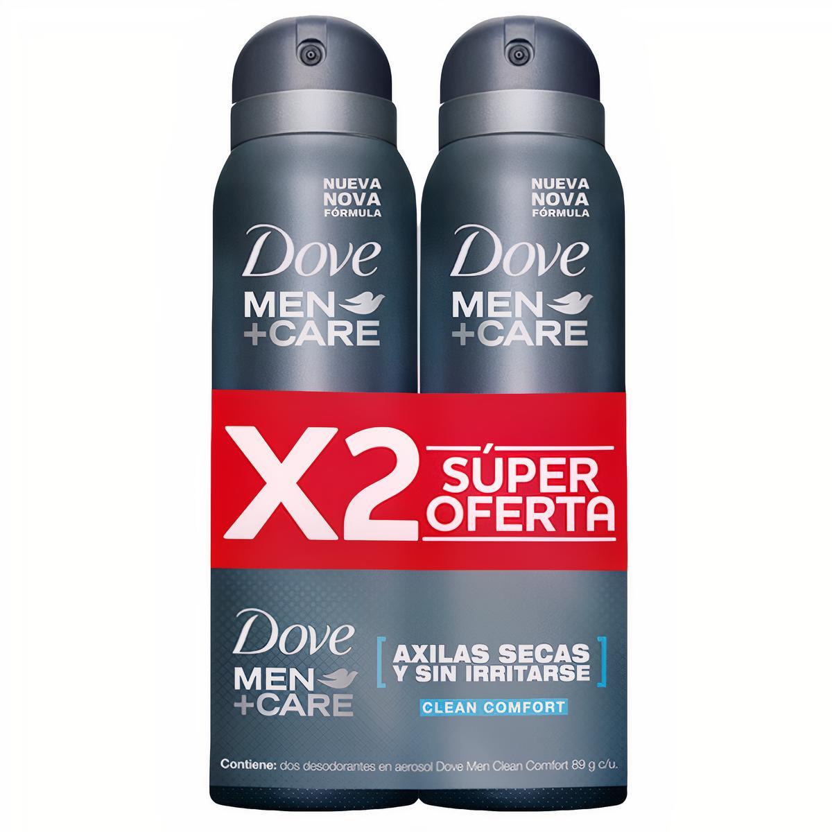 Dove Men Desodorante Clean Comfort en Aerosol 2 und