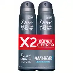 Dove Men Desodorante Clean Comfort en Aerosol