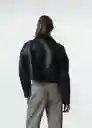 Chaqueta Mujer Negro Puro Ultraoscuro Talla L 023G033 Naf Naf