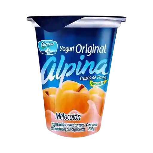 Yogurt Alpina Durazno