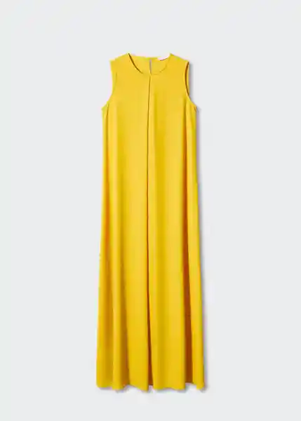 Vestido Linda-A Amarillo Talla S Mujer Mango