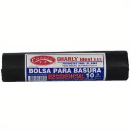 Charly Bolsa para Basura Residencial Negra