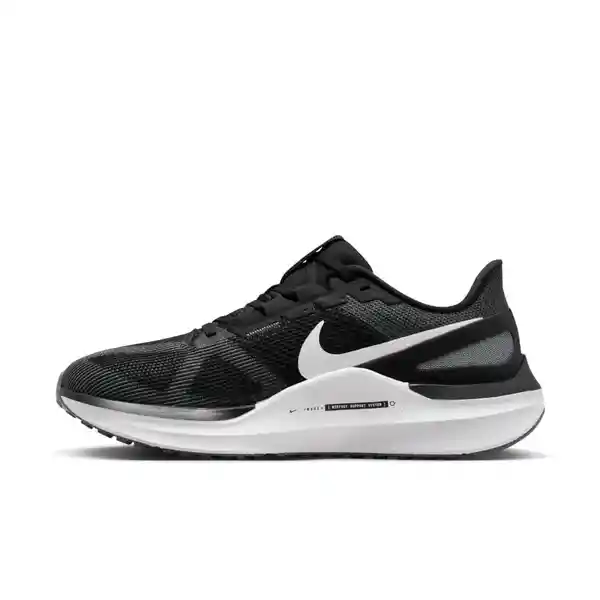 Nike Zapatos Air Zoom Structure 25 Hombre Negro Talla: 7