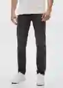 Jeans Jan Tejano Gris Talla 46 Hombre Mango