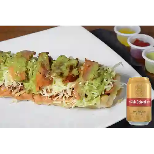 Combo Perro Mexicano + Club col. Dorada Lta 330ml