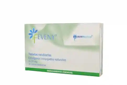 Feveny Estrógenos Conjugados 28 Tabletas (0.625 mg)