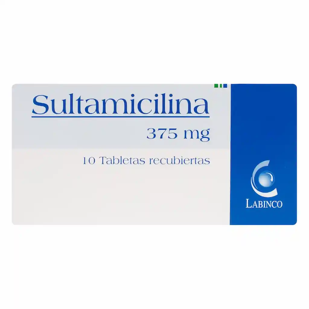 Sultamicilina 375 Mg x 10 Tabletas