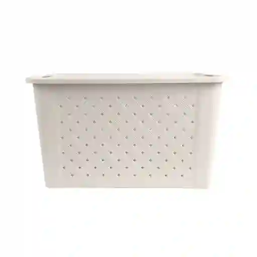 Caja Plástica Calada Con Cierre Arena