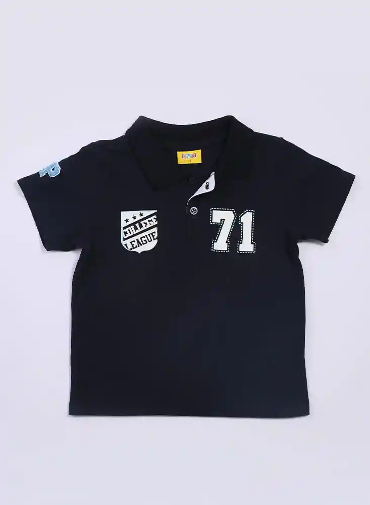 Camiseta Mc 3t-azul Oscu