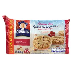 Quaker Galletas Integrales con Avena y Frutos Rojos