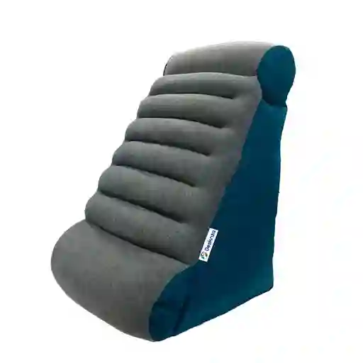 Desknza Cojín de Televisión Premium Azul