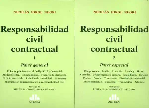 Responsabilidad Civil Contractual 2 Tomos