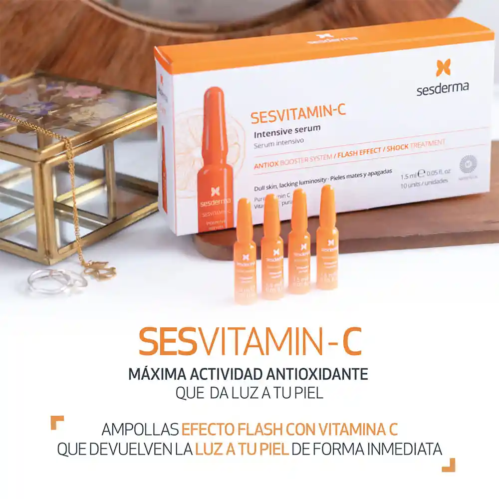 Sesderma Serum Intensivo Con Vitamina C en Ampollas