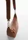 Bolso M Romo Cuero Talla 99 Mujer Mango