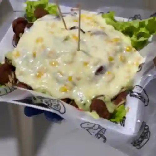 Salchipapa Especial Mediana