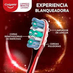 Colgate Cepillo Dental Luminous White Lovers Café
