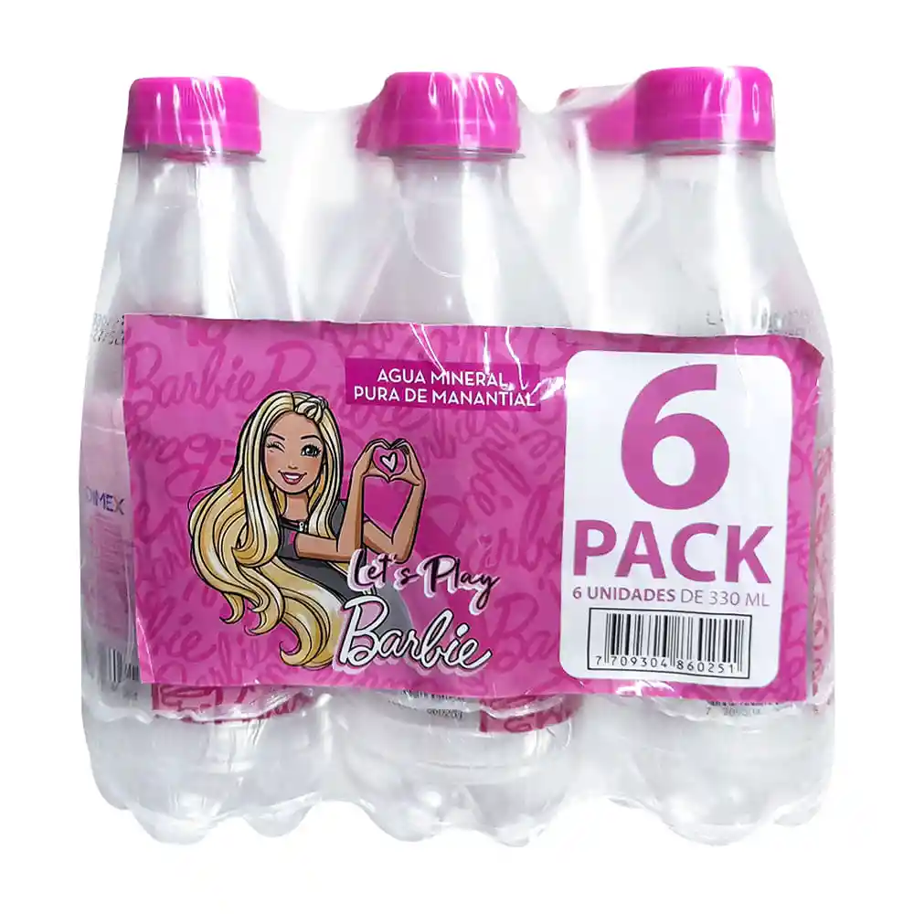 Agua Mineral Barbie Ml C/u