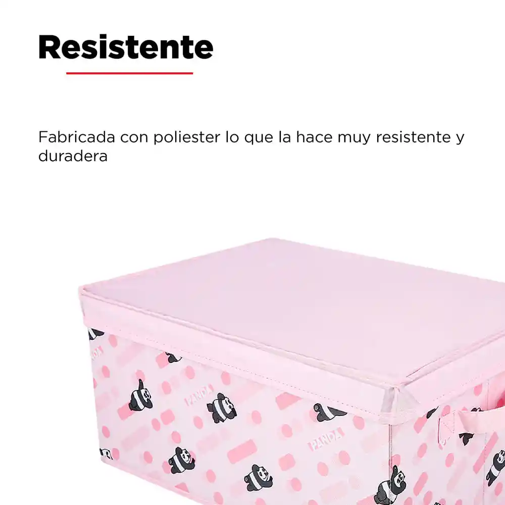 Miniso Caja Almacenamiento Tapa Panda Osos Escandalosos Grande