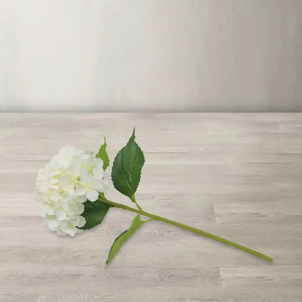 Ambiente Gourmet Flor Artificial Hortensia Blanca