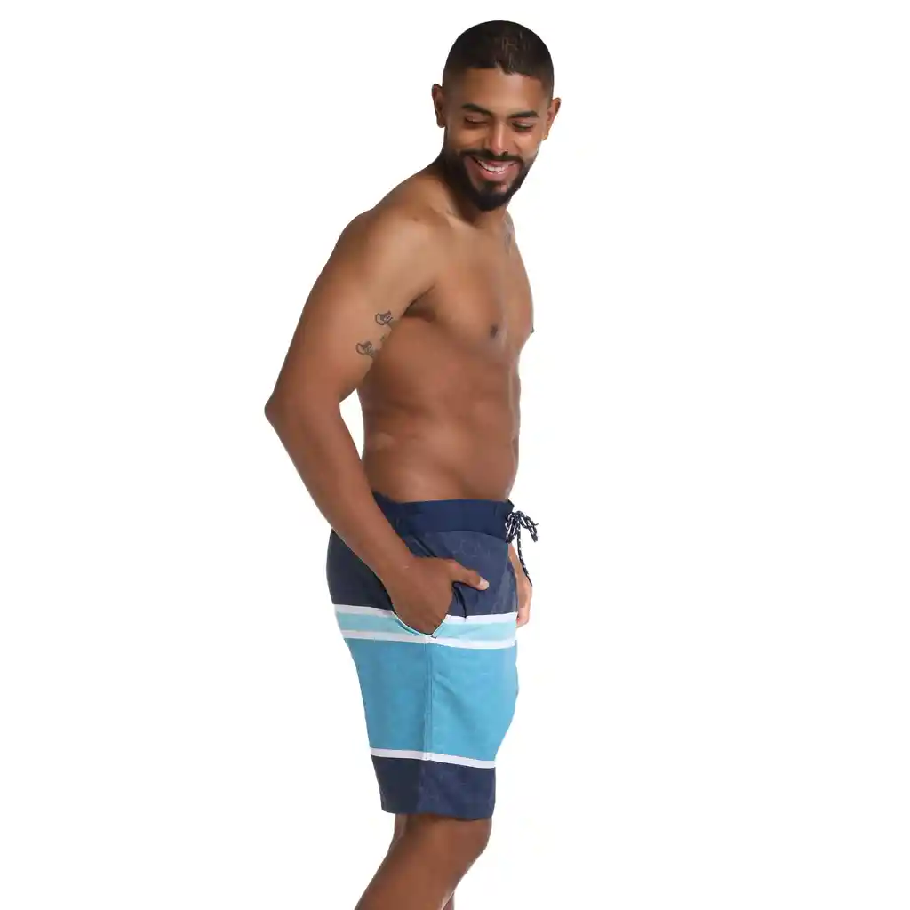 Pantaloneta Rustic Blue 20 Pulgadas Hombre Azul-xl