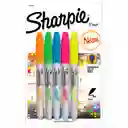 Sharpie Marcadores Permanentes Colores Neón Surtidos Punto Fino