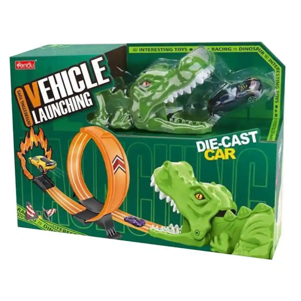 Pista Boing Toys Lanzador Dino C/ 1 Carro Src