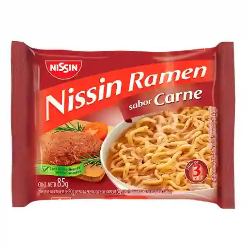 Sopa Ramen Sabor Carne Nissin