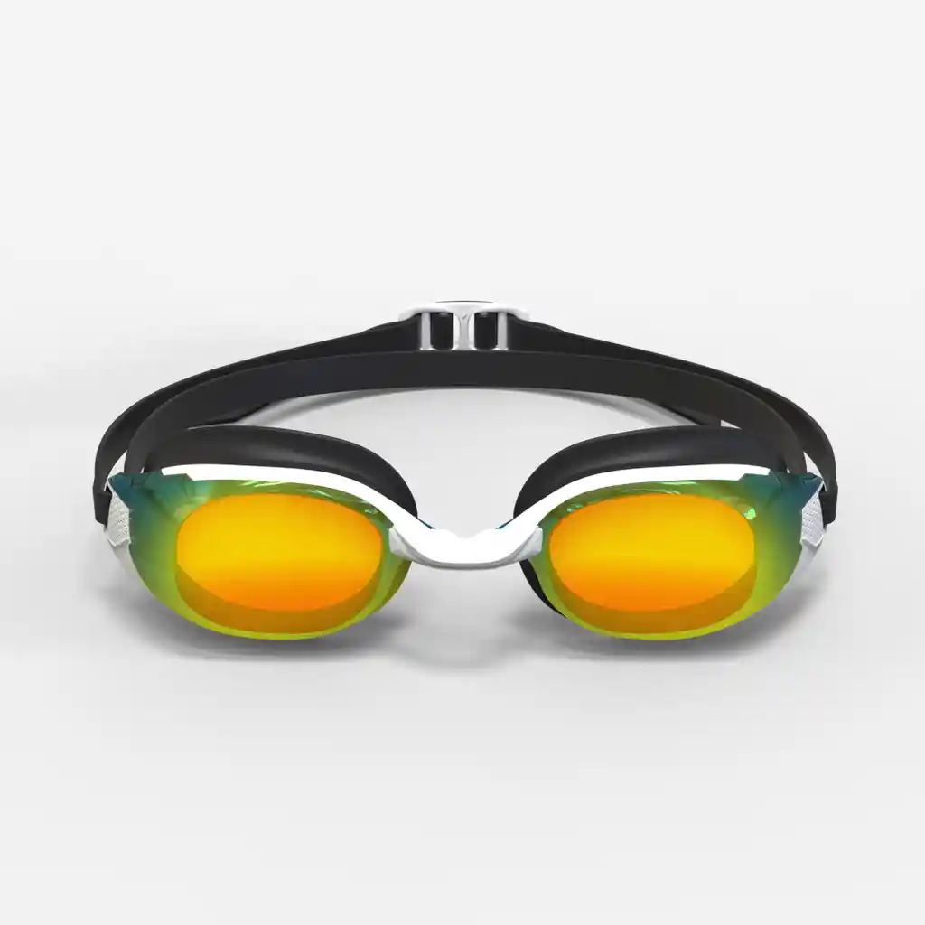 Gafas de Natación Con Lentes Antiempañante Para Adultos Bfit - Naranja/negro