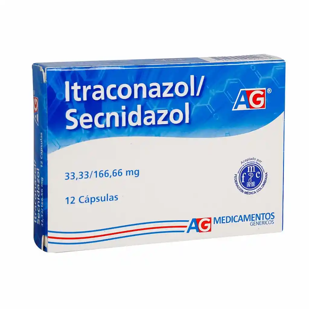 Ag Itraconazol / Secnidazol (33.33 mg / 166.66 mg)