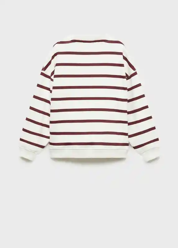 Sudadera Amore Off White Talla 12 Niñas Mango