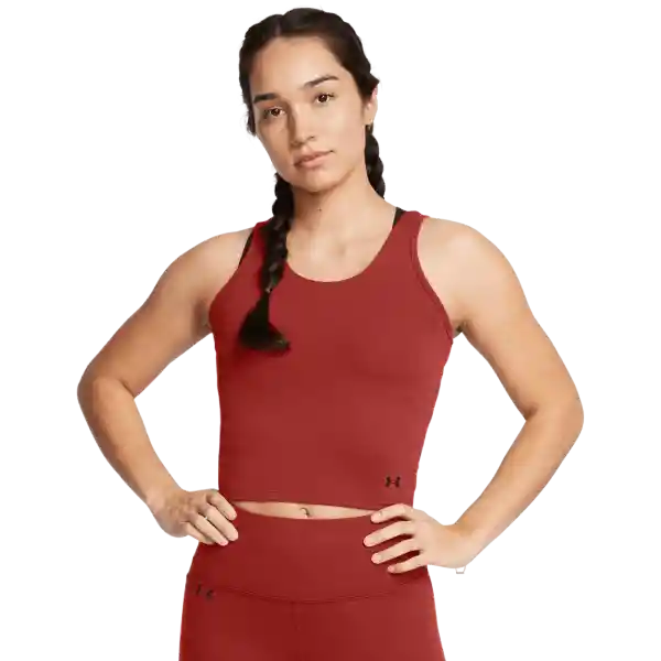 Under Armour Polera Motion Tank Naranja Para Mujer Talla XS