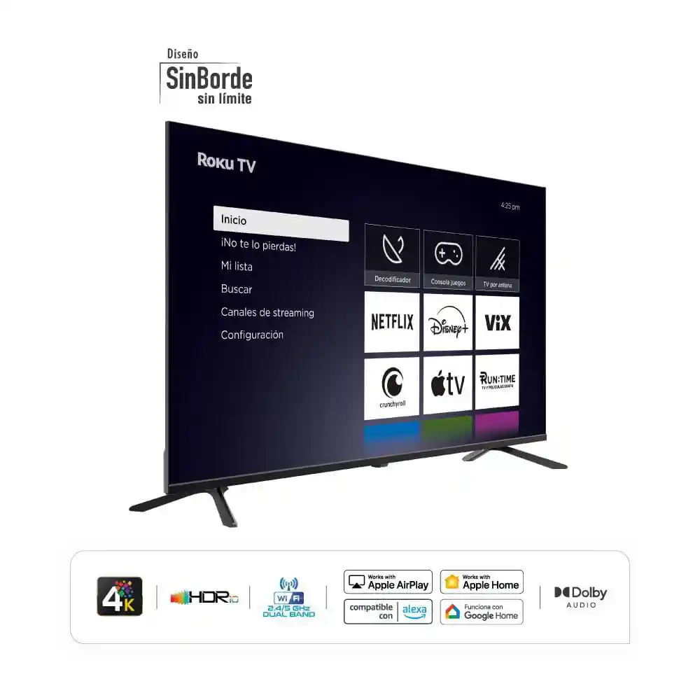 Televisor Hyundai 50 Pulgadas Led Uhd4k Smart Tv Hyled5023r4km