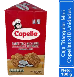 Copelia Panelitas Mini de Dulce de Leche y Coco