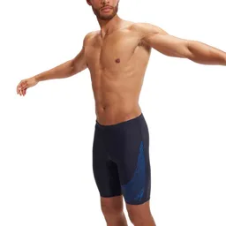 Pantalón Baño Medlet Logo Jammer Amarillo Navy/Blue 38 Speedo