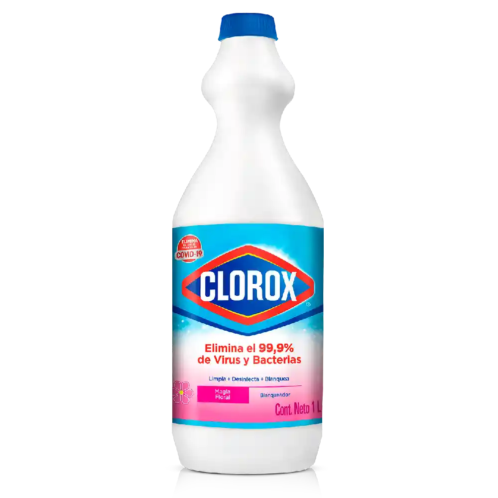 Blanqueador Clorox Magia Floral Botella 1 lt