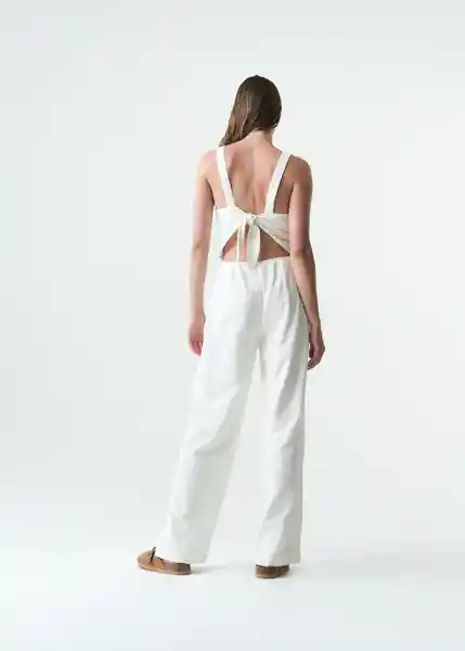 Enterizo Lara Mujer Crudo Puro Claro Talla L 563G332 Naf Naf