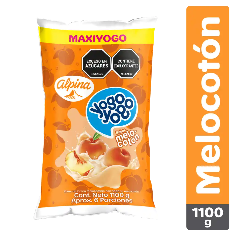 Yogo Yogo Yogur Bebible Sabor a Melocotón