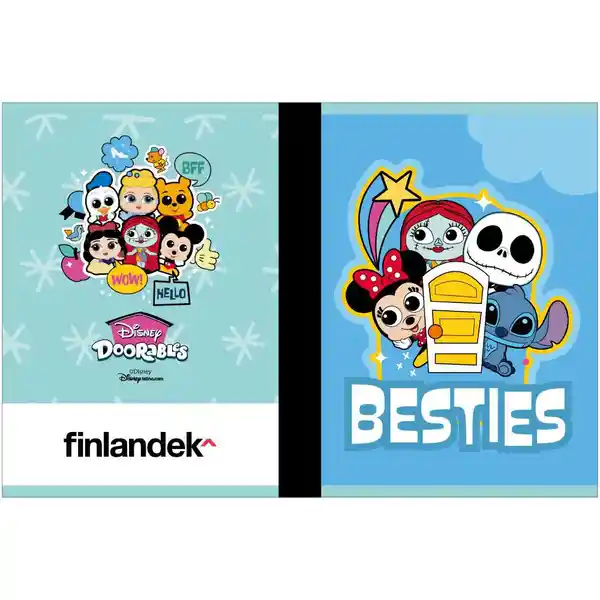 Finlandek Cuaderno Cosido Rayado Doorables 100 Hojas