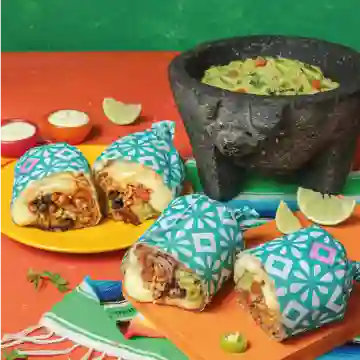 2 Burritos + Guacamole