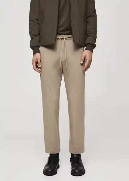 Pantalón Cohen Chocolate Talla M Hombre Mango